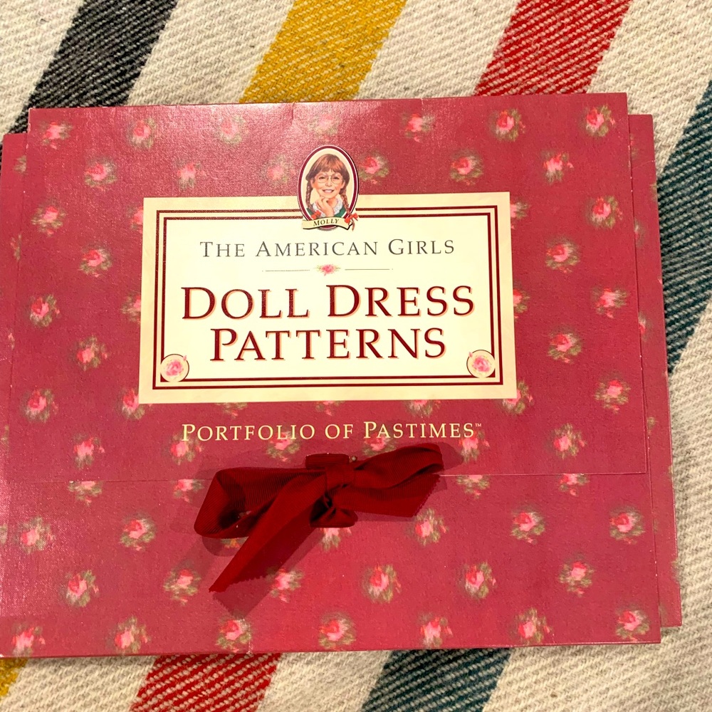 Original Pleasant Company American Girl Doll Molly Sewing Patterns NOT COPY